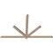 Ekena Millwork Kennewick Smooth Timber Gable Bracket, Douglas Fir, 84"W x 49"H x 1 1/2"D x 3 1/2"F, 14/12 Pitch GBW084X49X0204KEN00SDF - alternate 4